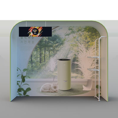 фон выставки 12ft 3D Backwalls стоит облегченные знамена 10x20 дисплея