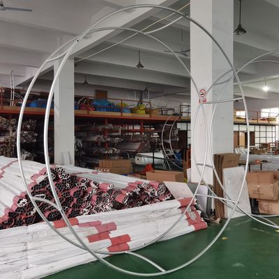знамена 60in круглой ткани 5ft вися от дисплеев ткани напряжения потолка