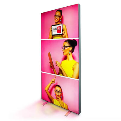 Легковес светлой коробки Lightbox алюминиевой ткани СИД Seg рамки Frameless