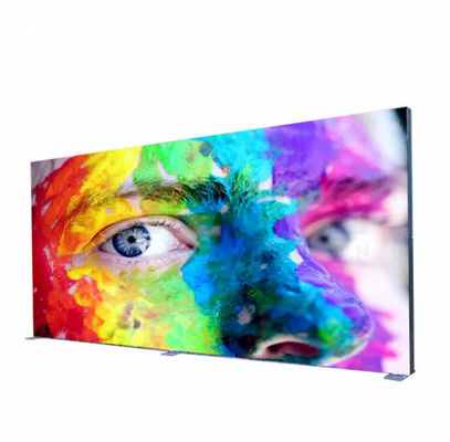Поп 85 x 200cm двойной, который встали на сторону вверх по коробке дисплея SEG выставки светлой для торговой выставки