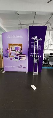 Алюминиевая модульная выставка стоит 10x30 торговая выставка 10x10 хлопает вверх по будочке