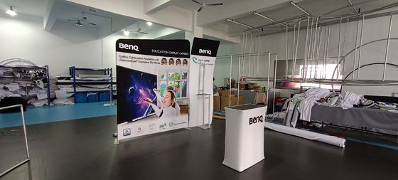 30ft изогнули будочку торговой выставки дисплея выставки торговой выставки алюминиевую для CES